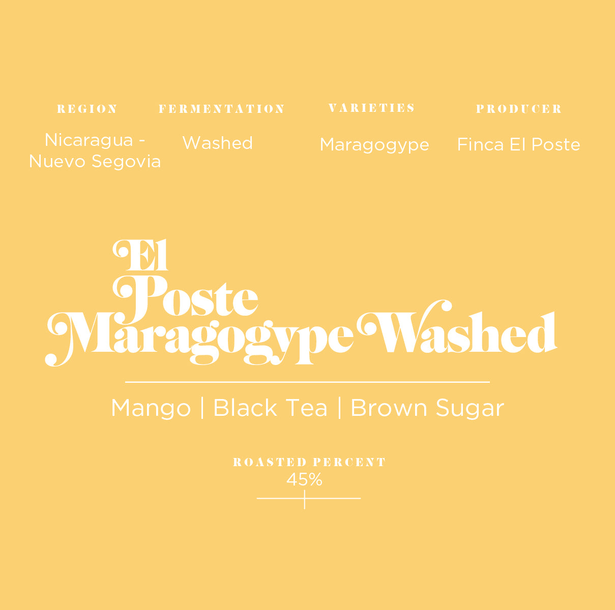 Single Origin: El Poste Maragogype Washed