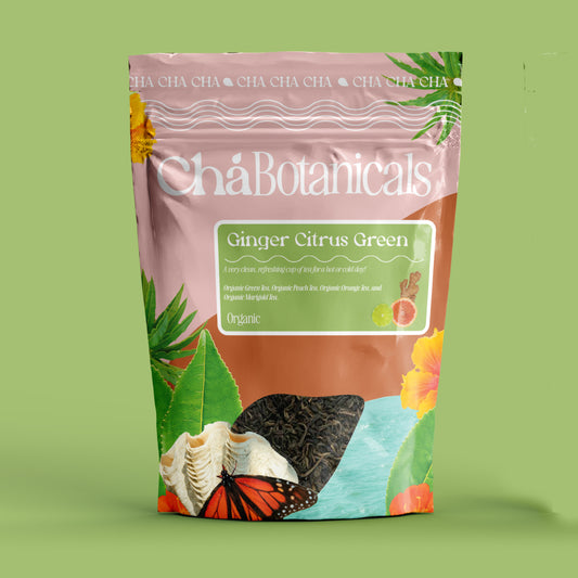 Cha Botanicals - Ginger Citrus Green (100G) - Organic
