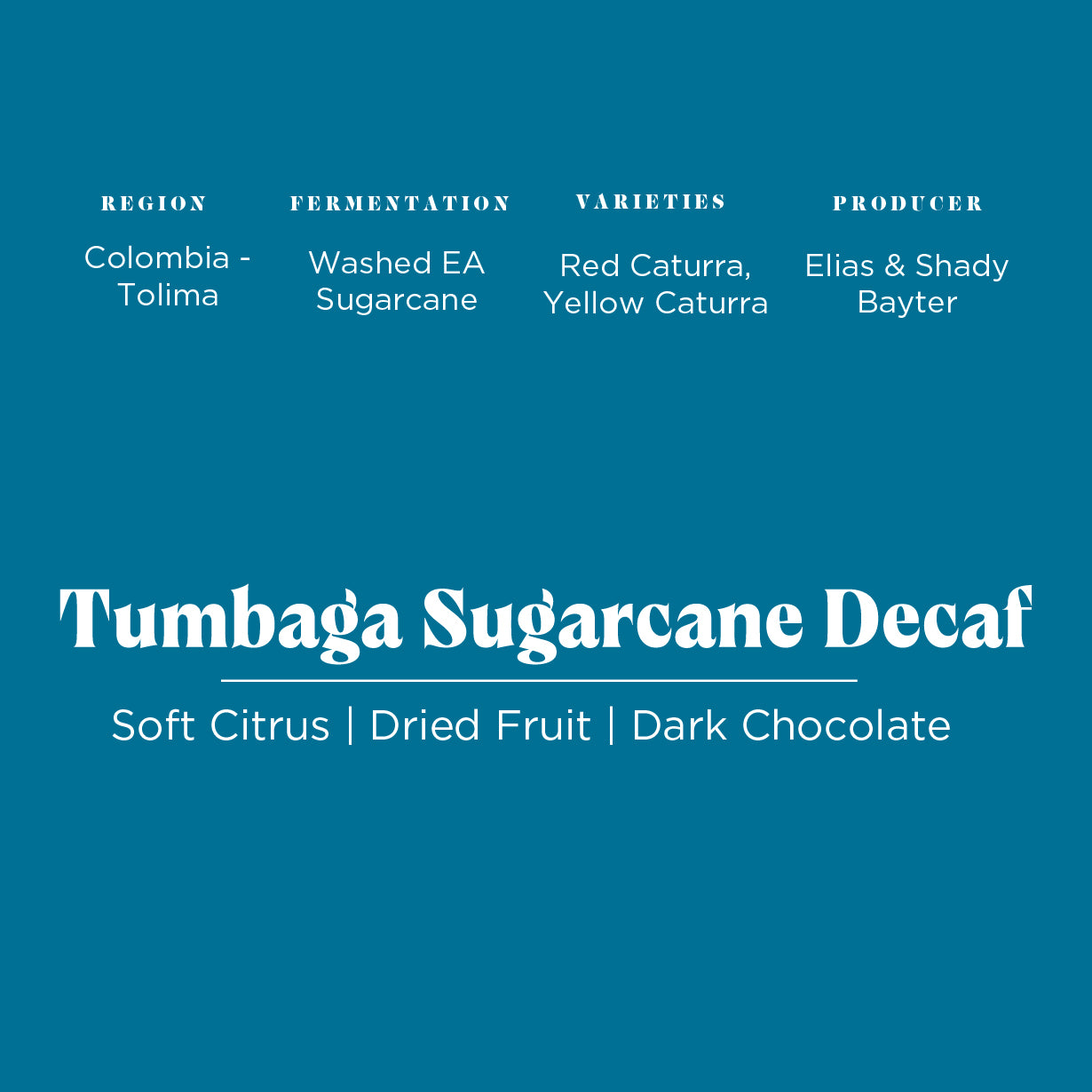 Tumbaga Sugarcane Decaf