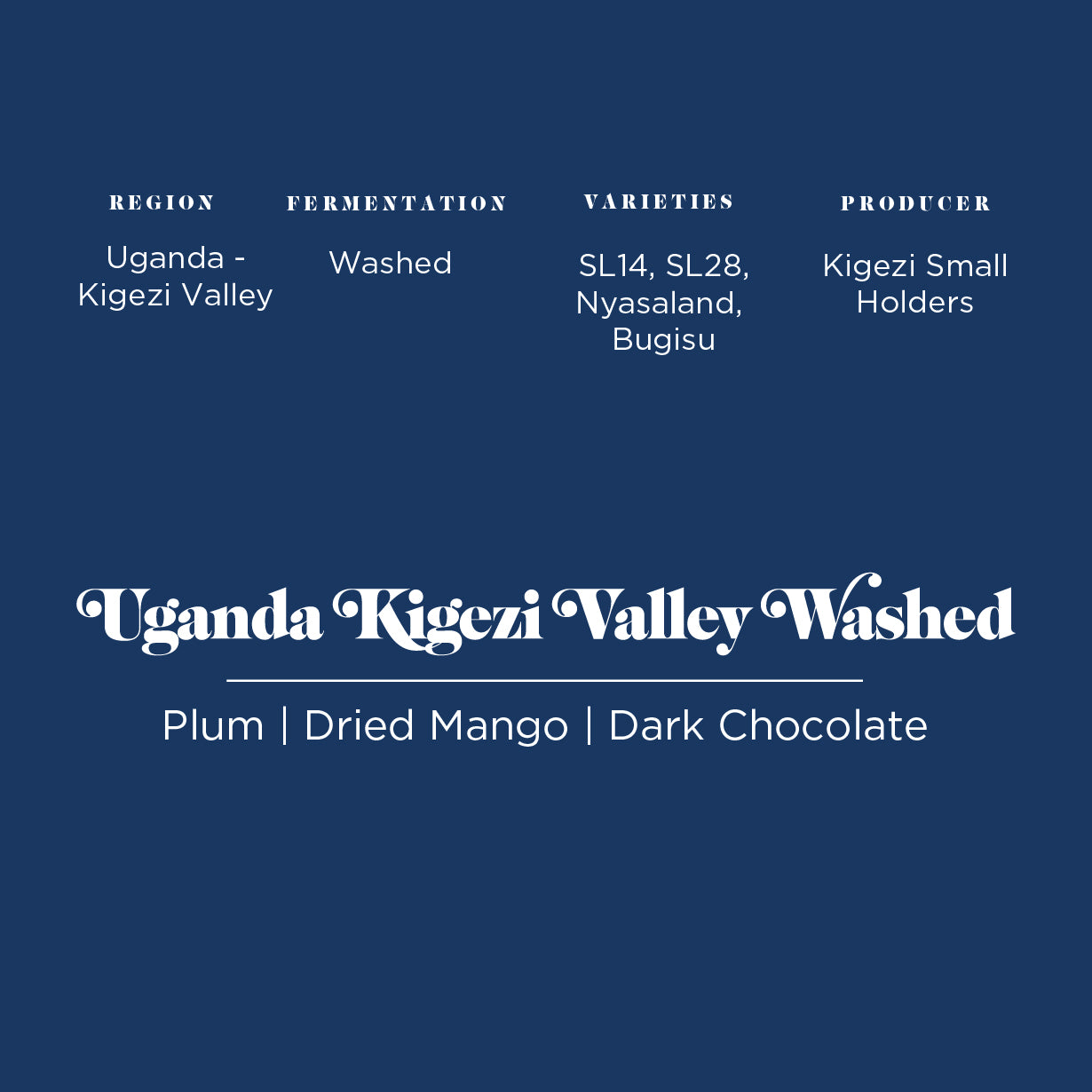Uganda Kigezi Valley Washed