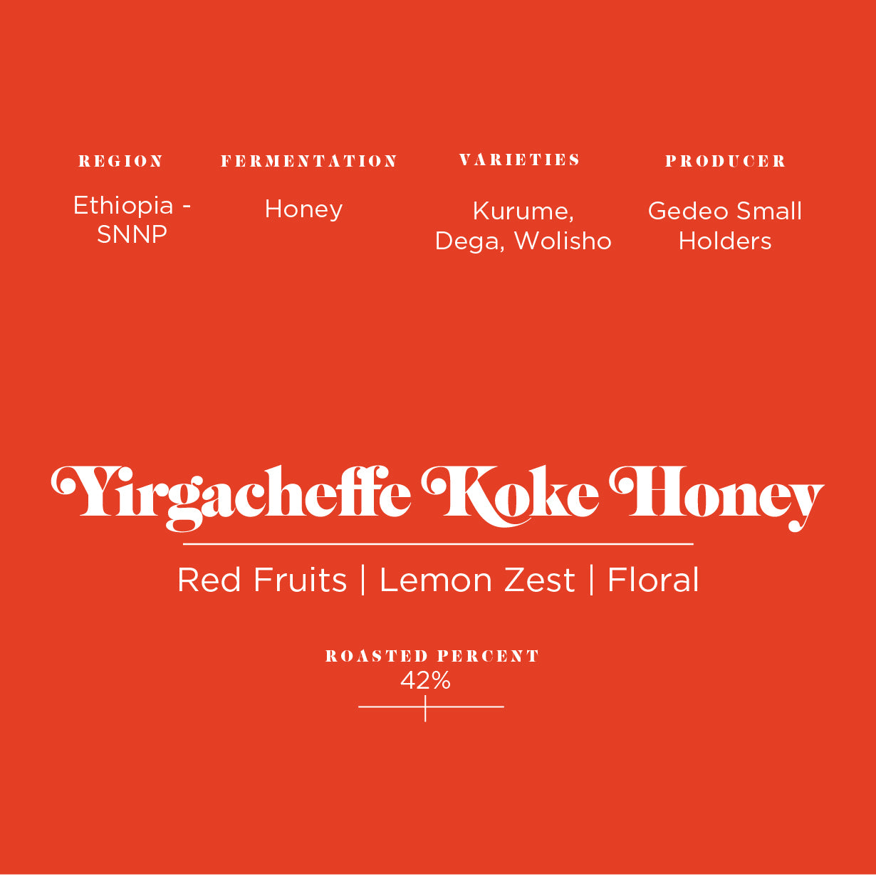 Yirgacheffe Koke Honey