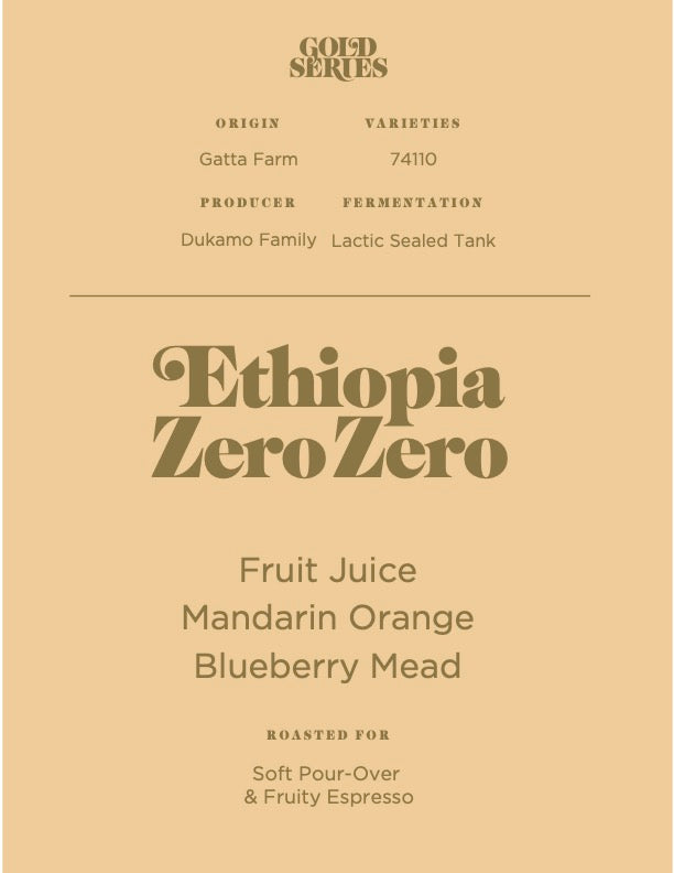 Gold Series: Ethiopia Zero Zero