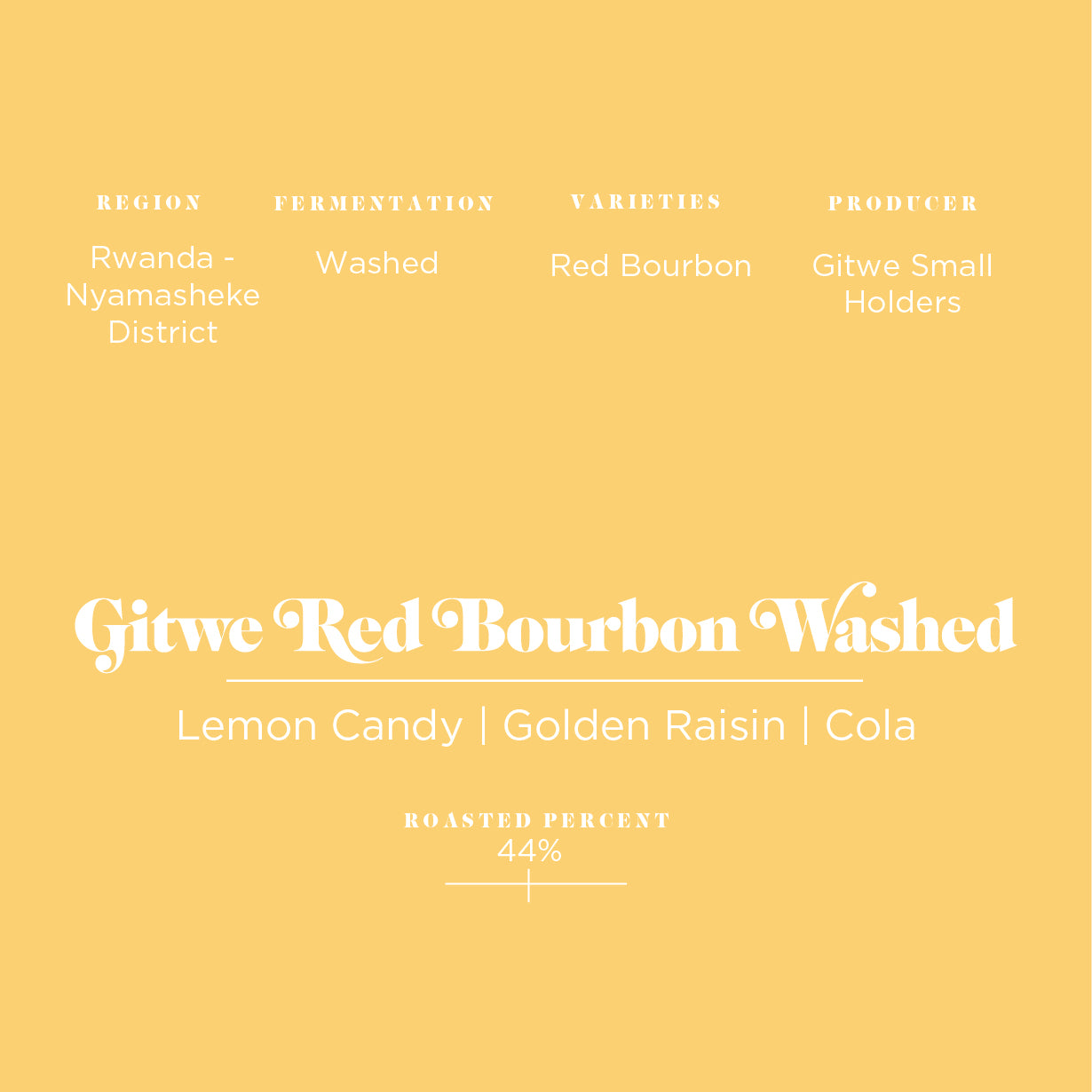 Gitwe Red Bourbon Washed