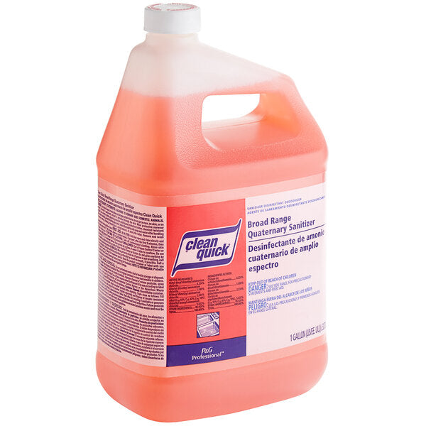 Chemicals: Clean Quick 07535 1 Gallon Broad Range Quaternary Sanitizer Concentrate - 1 gallon